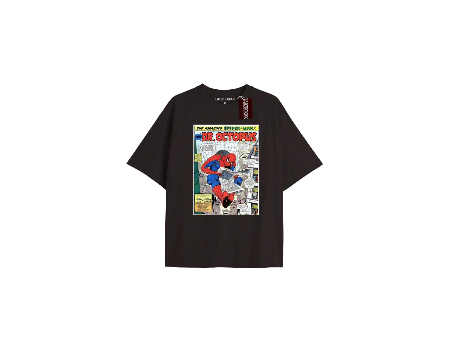 Spider-Man Gazete baskı Model No Way Home Tshirt
