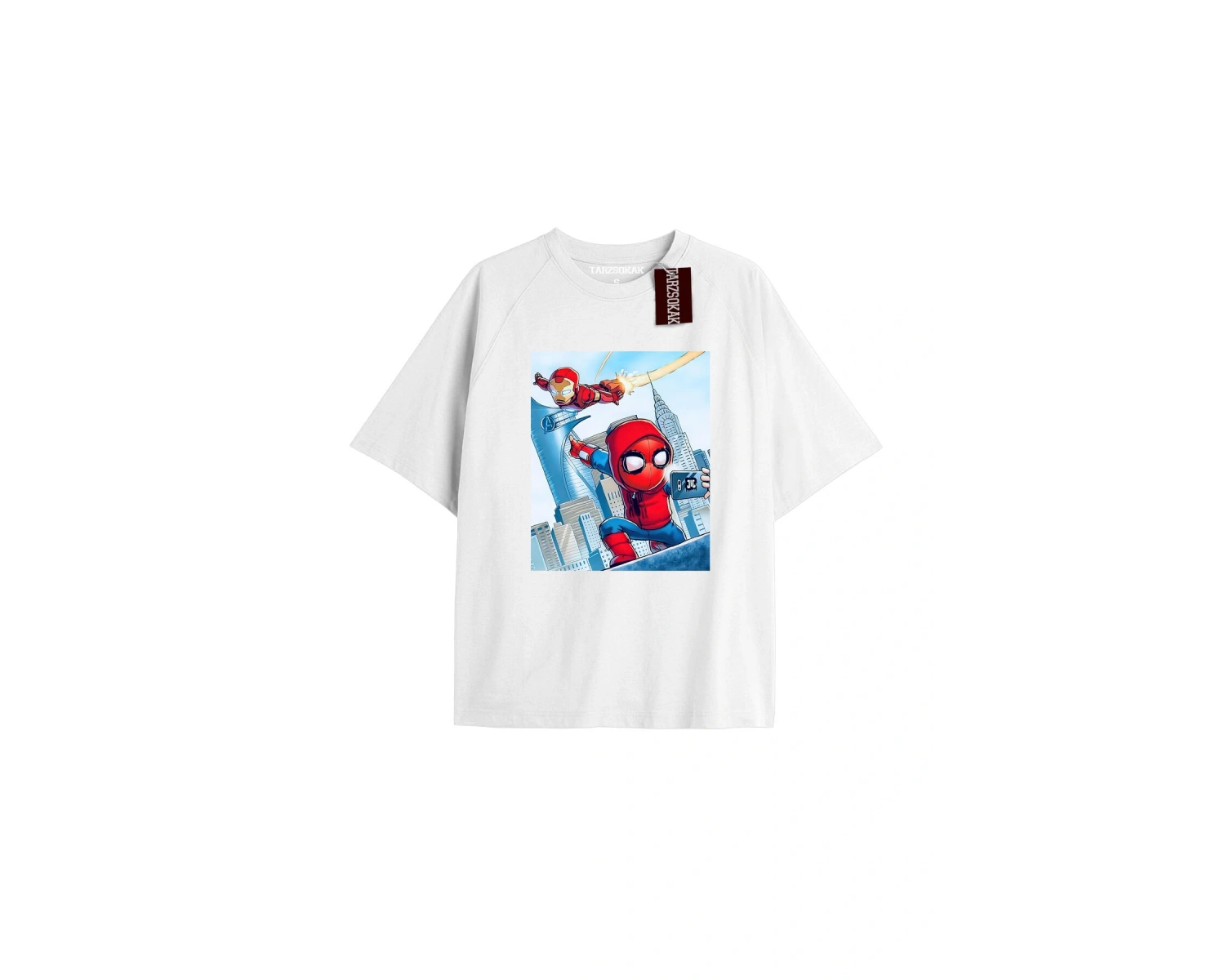 Spider-Man Gazete baskı Model No Way Home Tshirt