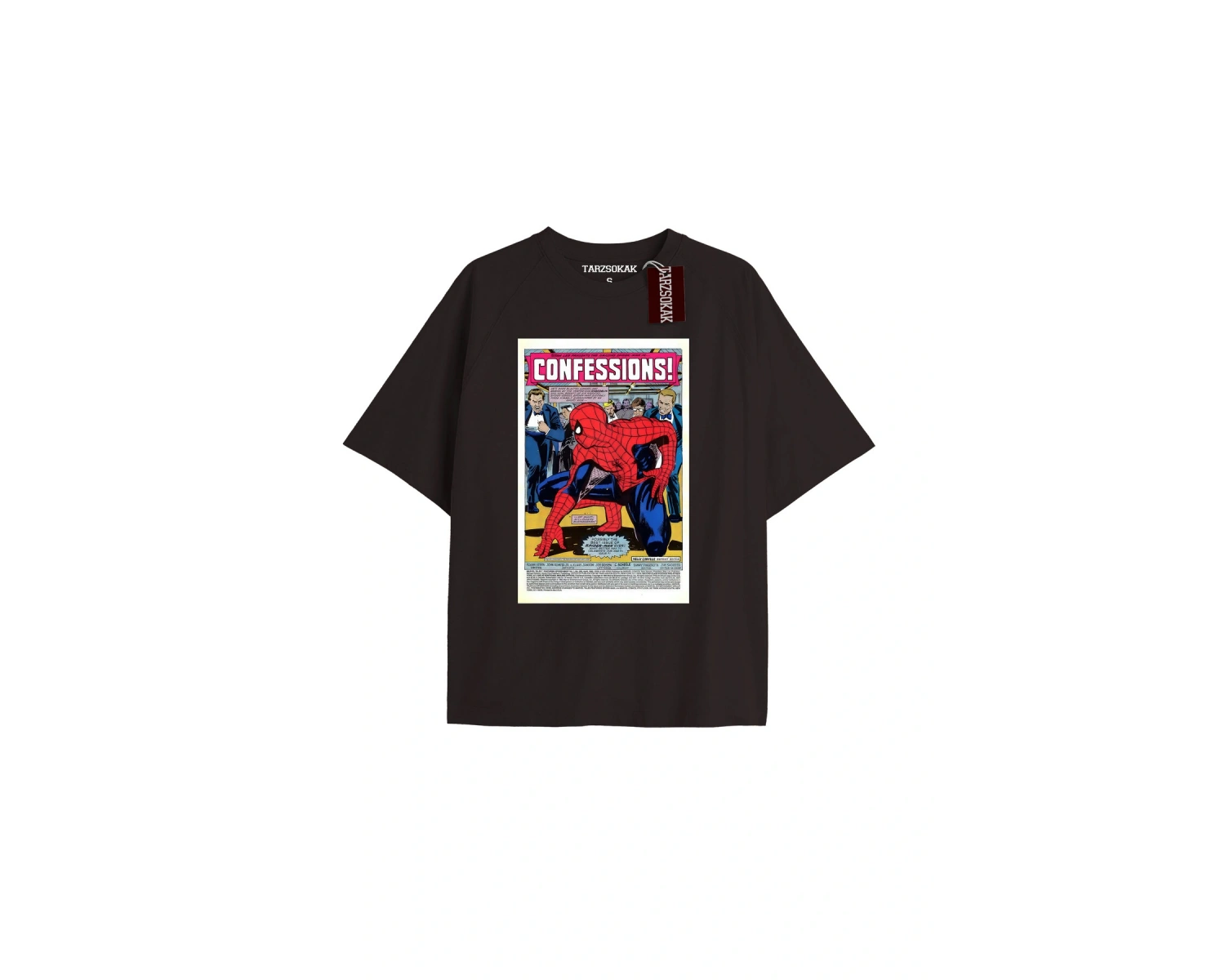 Spider-Man Gazete baskı Model No Way Home Tshirt