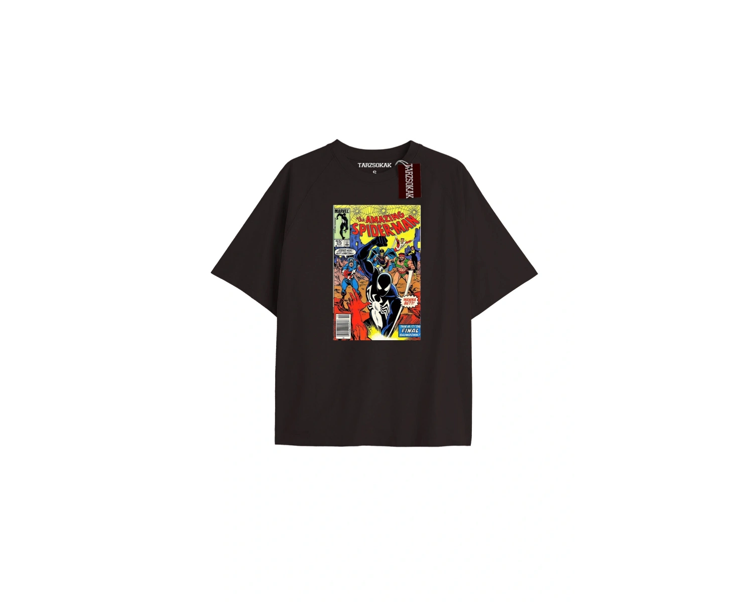 Spider-Man Gazete baskı Model No Way Home Tshirt