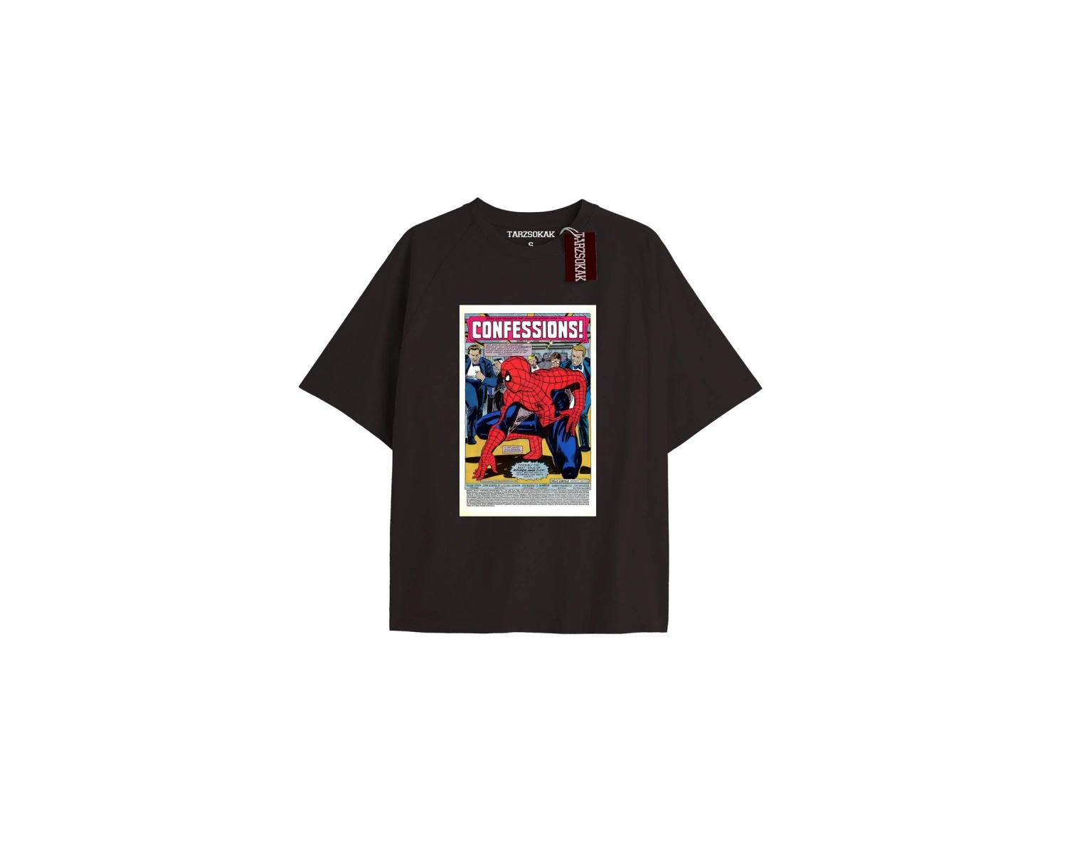 Spider-Man Gazete baskı Model No Way Home Tshirt