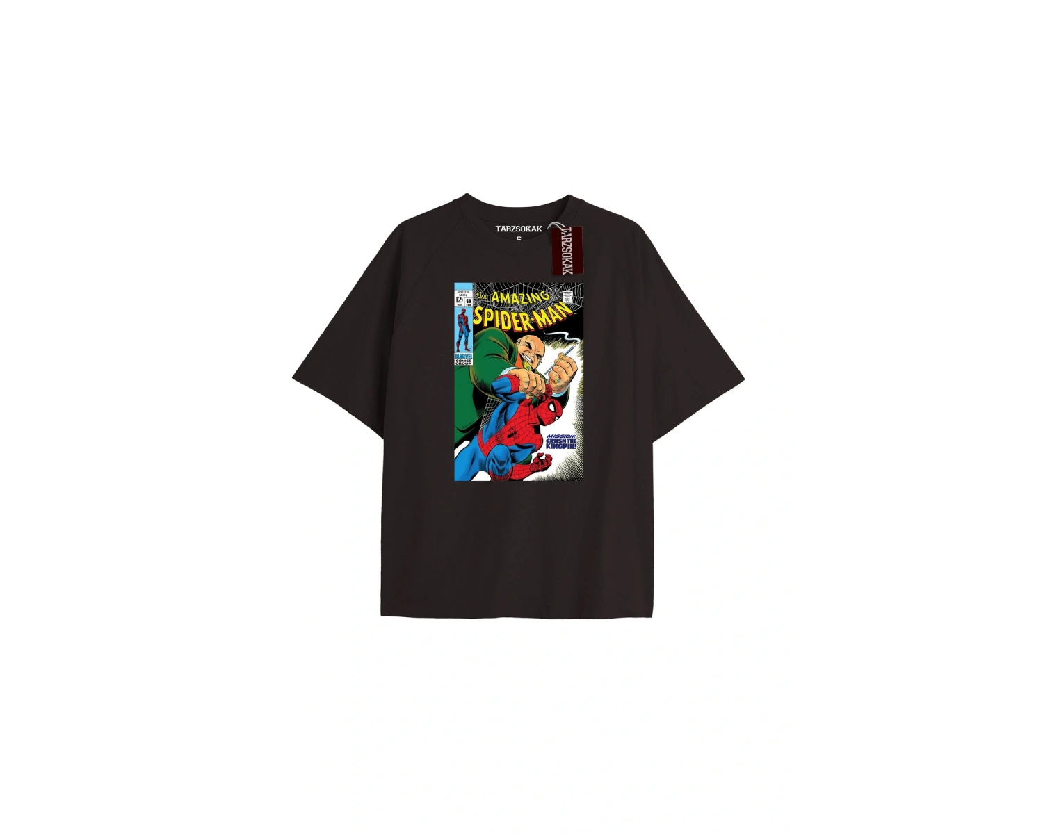 Spider-Man Gazete baskı Model No Way Home Tshirt