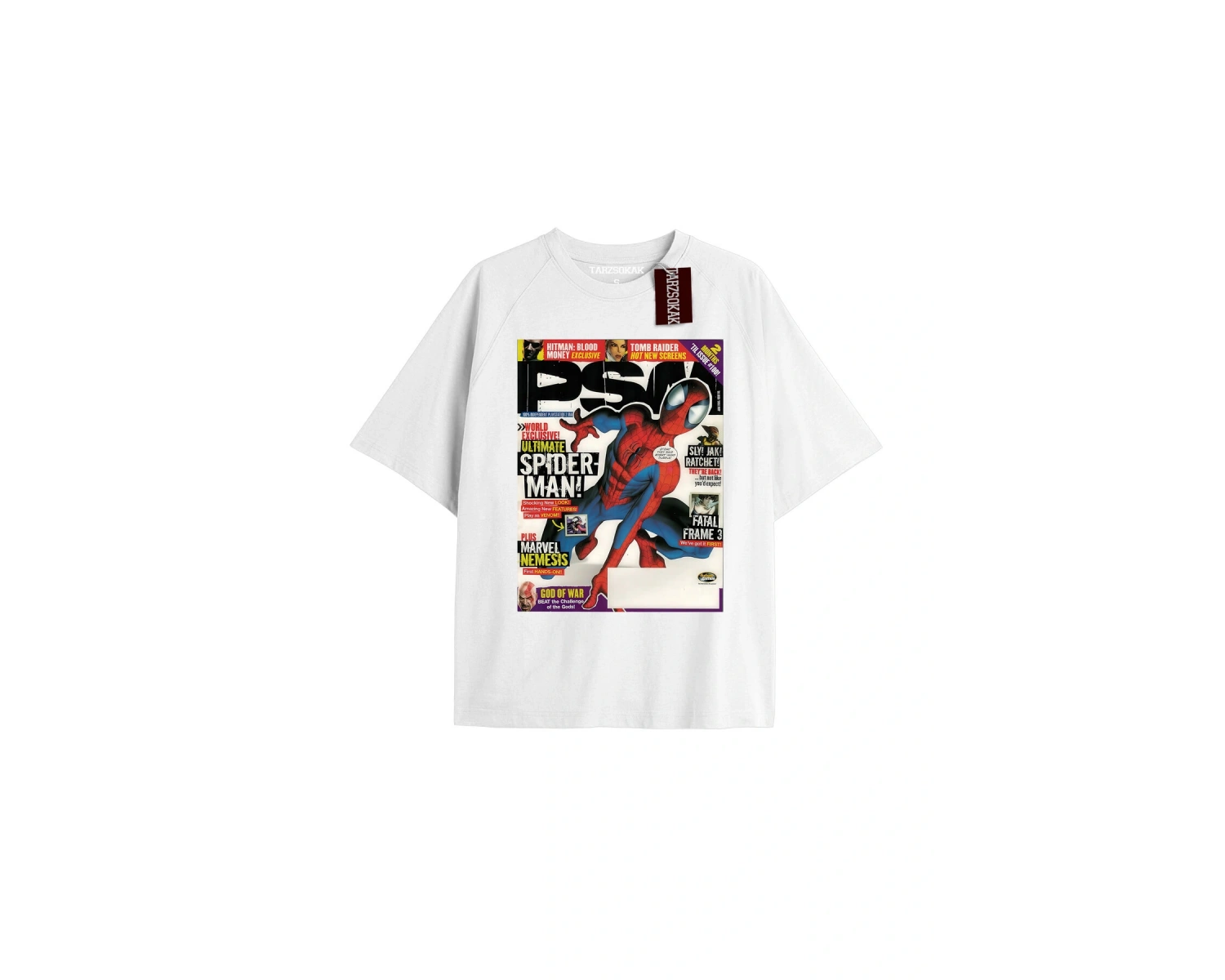 Spider-Man Gazete baskı Model No Way Home Tshirt
