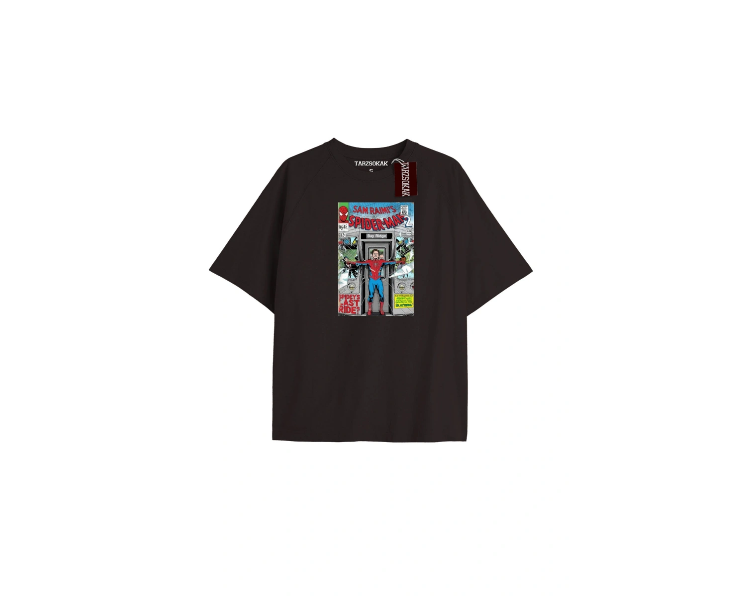 Spider-Man Gazete baskı Model No Way Home Tshirt