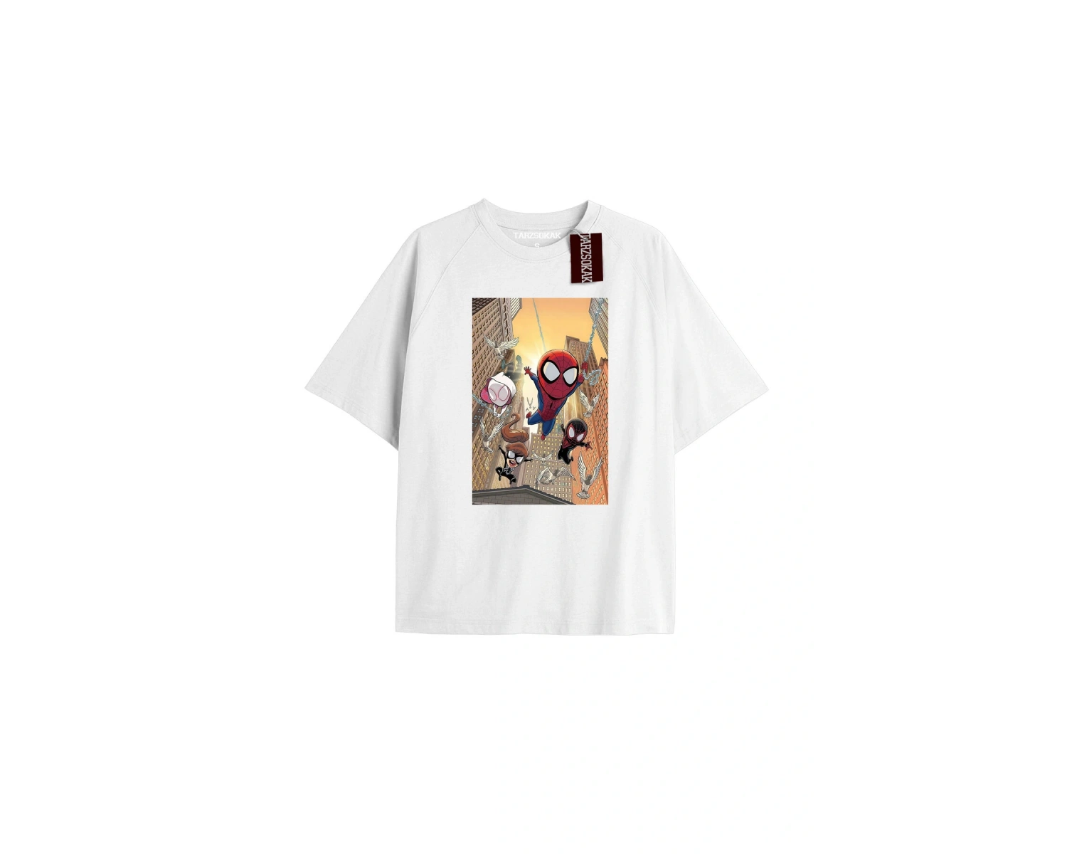 Spider-Man Gazete baskı Model No Way Home Tshirt