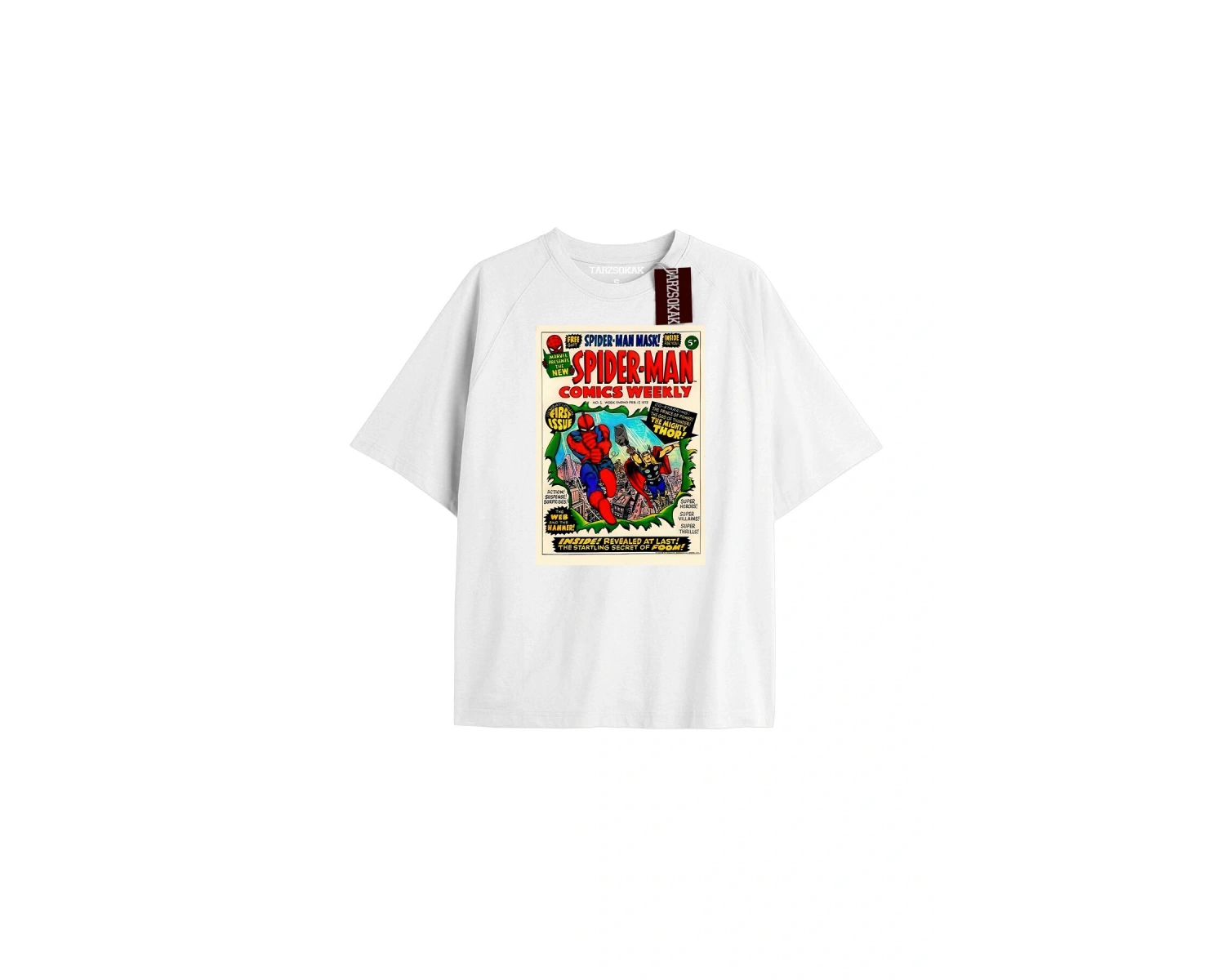 Spider-Man Gazete baskı Model No Way Home Tshirt