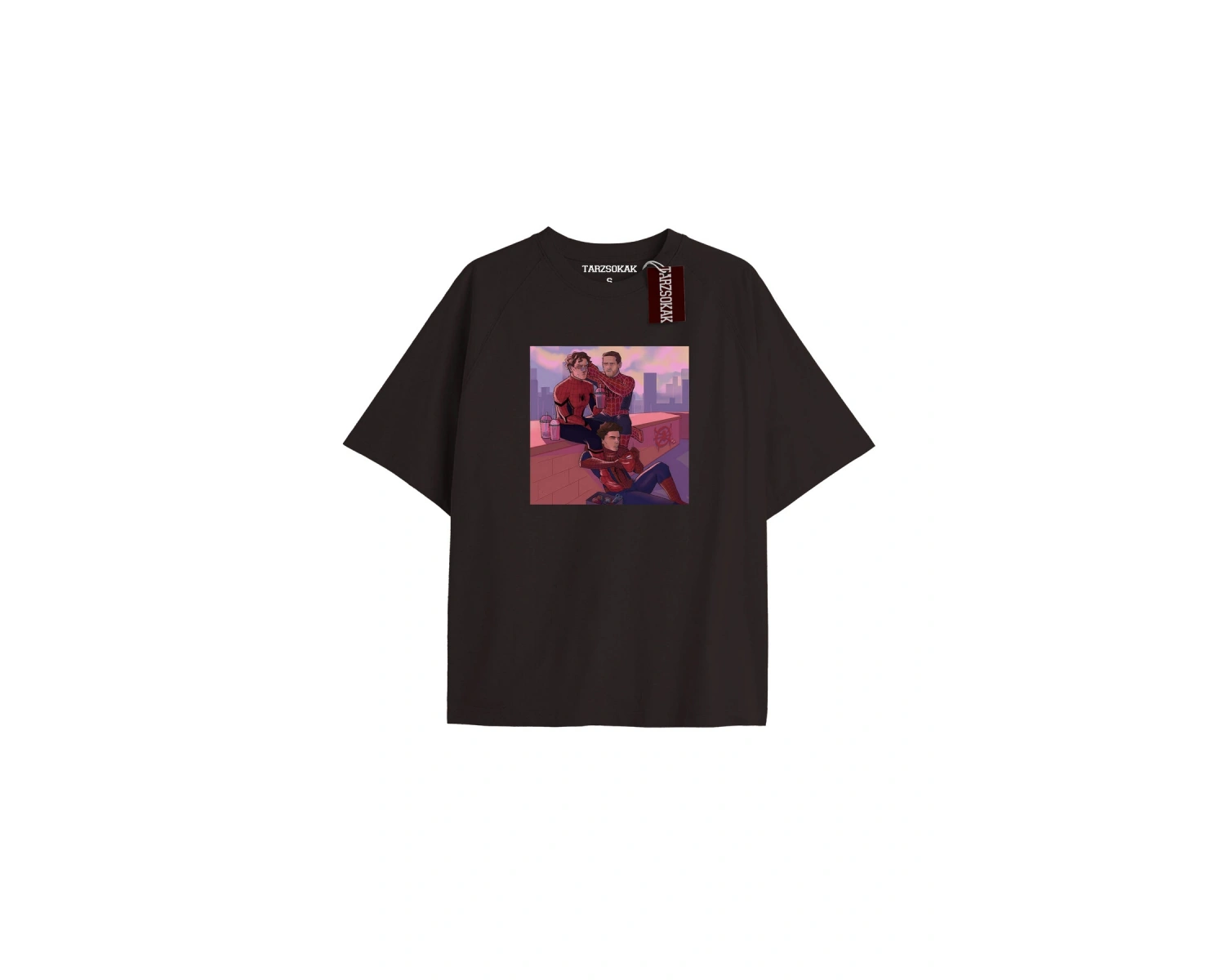 Spider-Man Gazete baskı Model No Way Home Tshirt