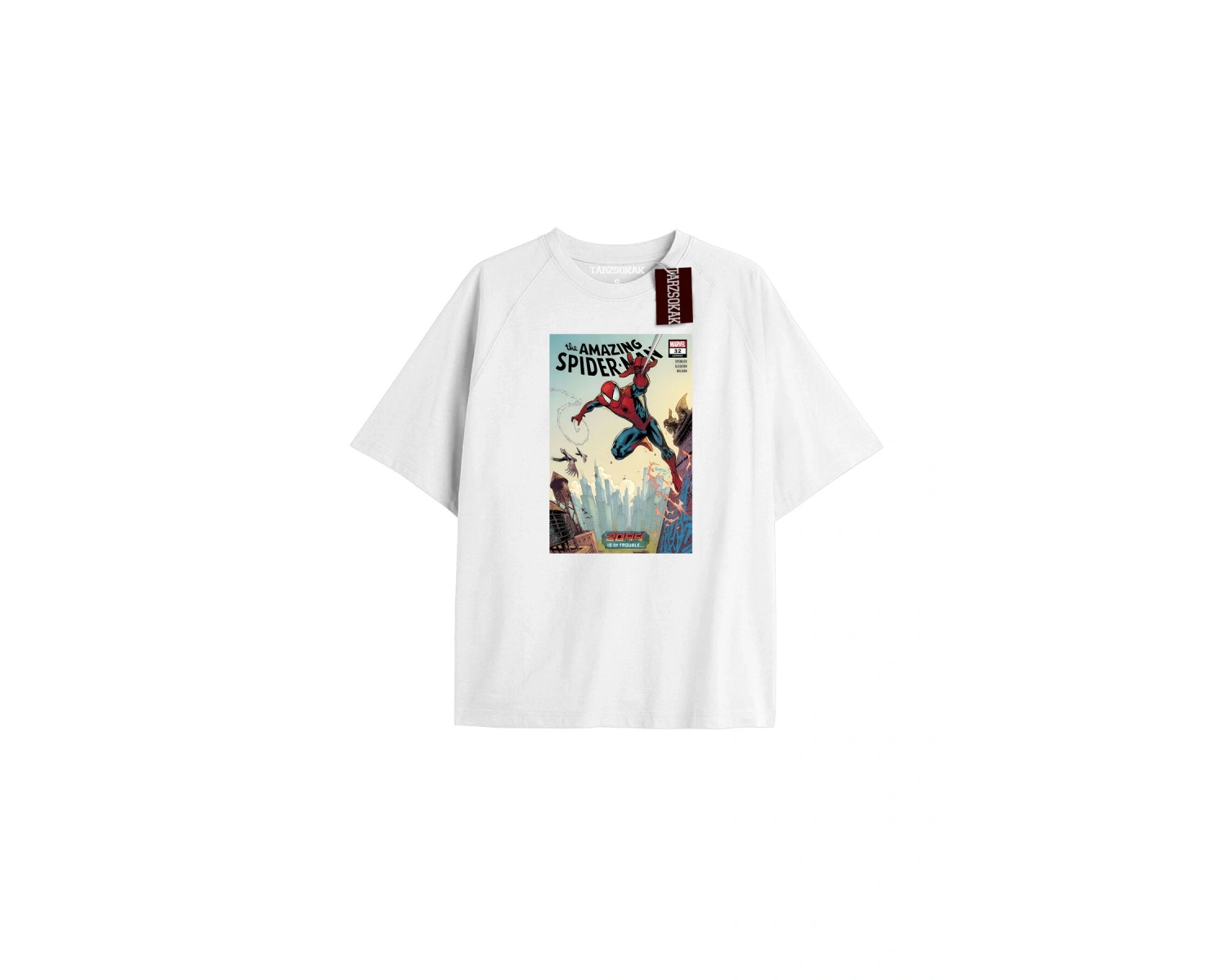 Spider-Man Gazete baskı Model No Way Home Tshirt