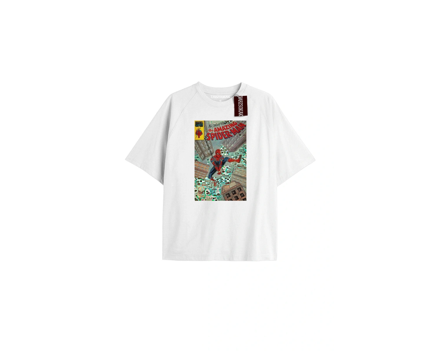 Spider-Man Gazete baskı Model No Way Home Tshirt