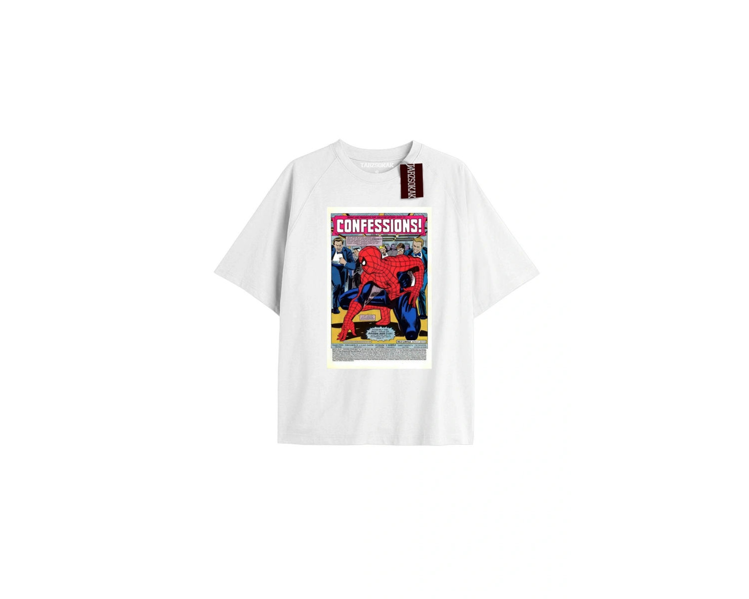Spider-Man Gazete baskı Model No Way Home Tshirt