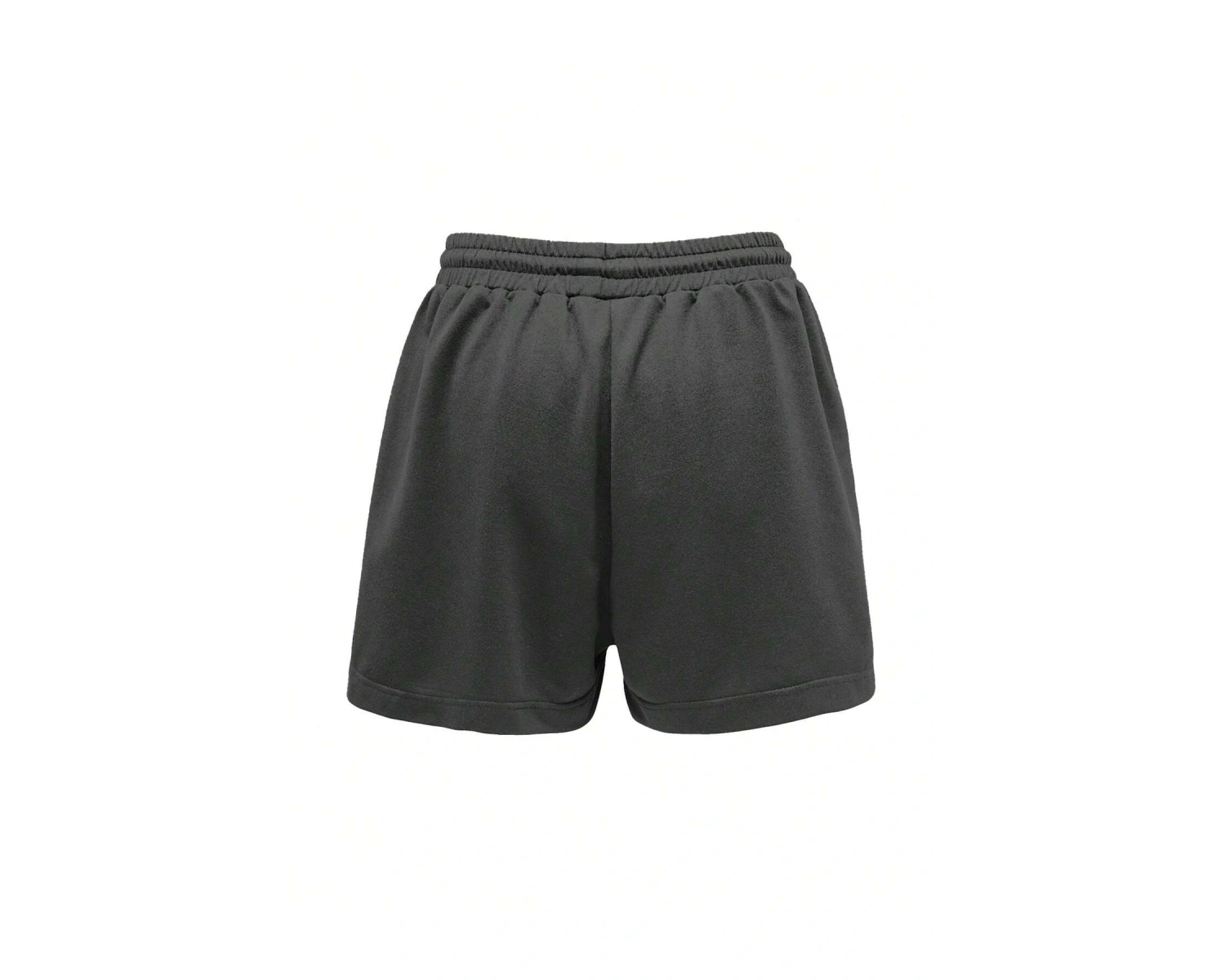 Spider Web & Heart Print Drawstring Waist Şort