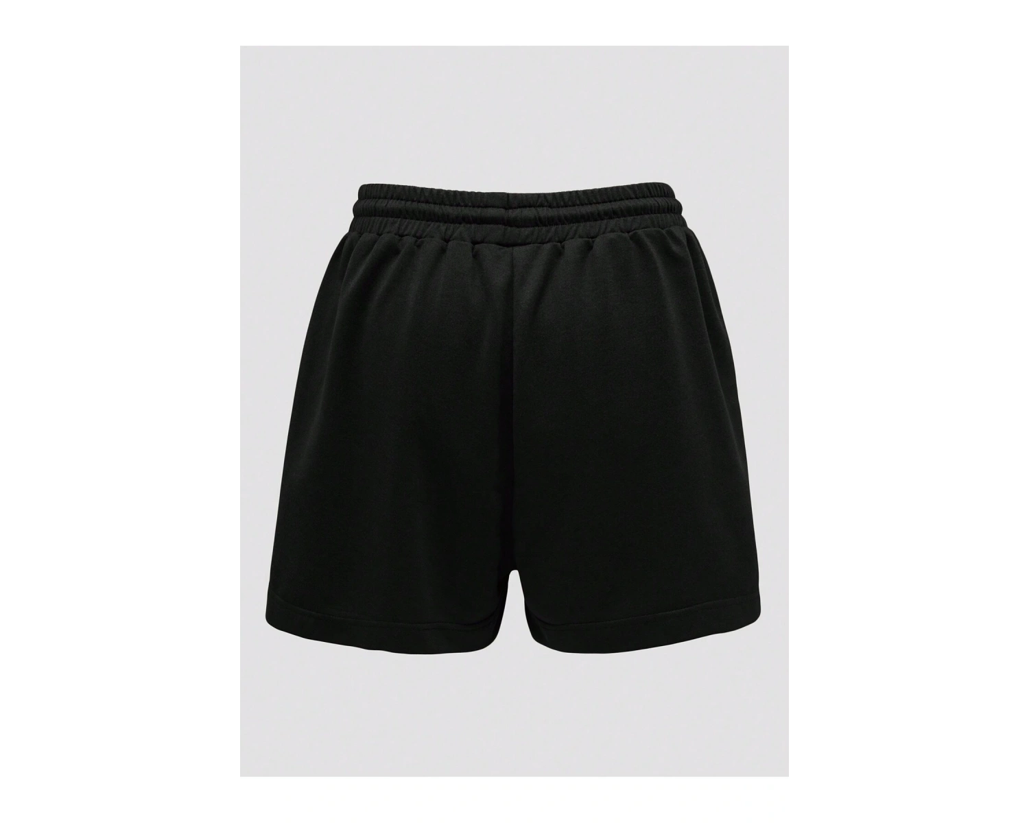 Spider Web & Heart Print Drawstring Waist Şort