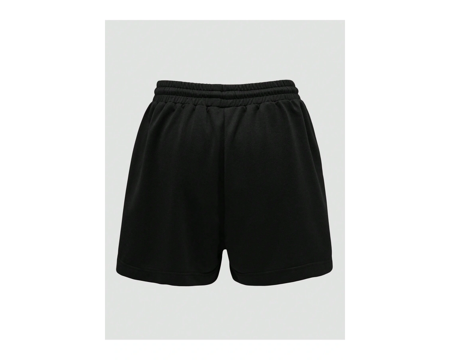 Spider Web & Heart Print Drawstring Waist Şort