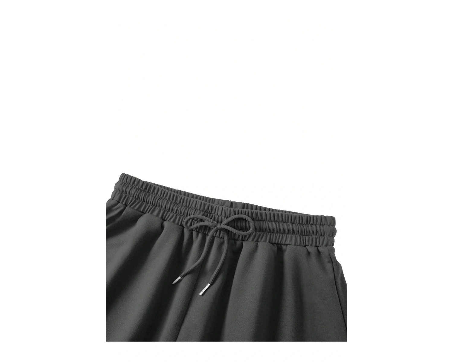 Spider Web & Heart Print Drawstring Waist Şort