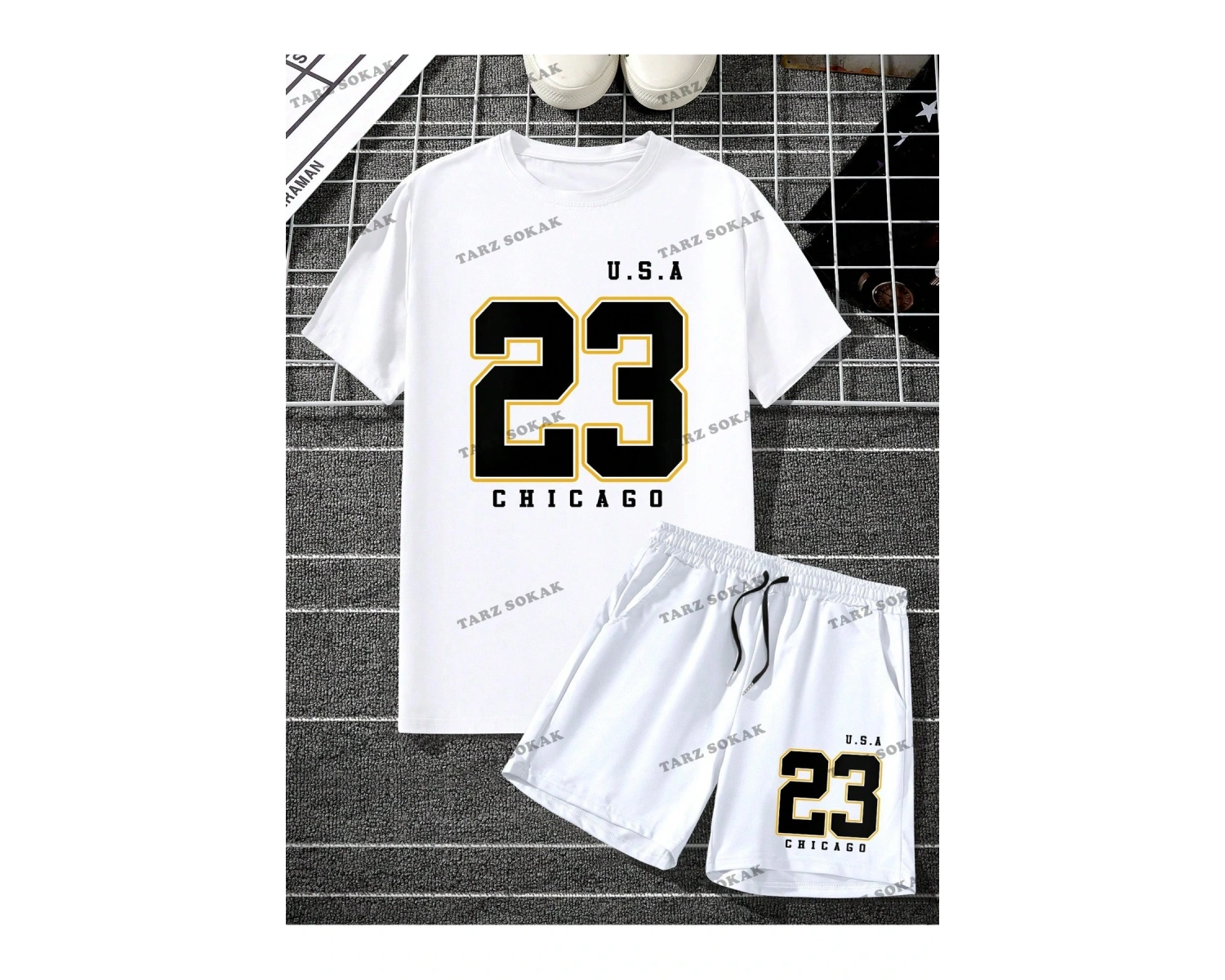 Sporsity Dijital Baskı Erkek Tişört Seti