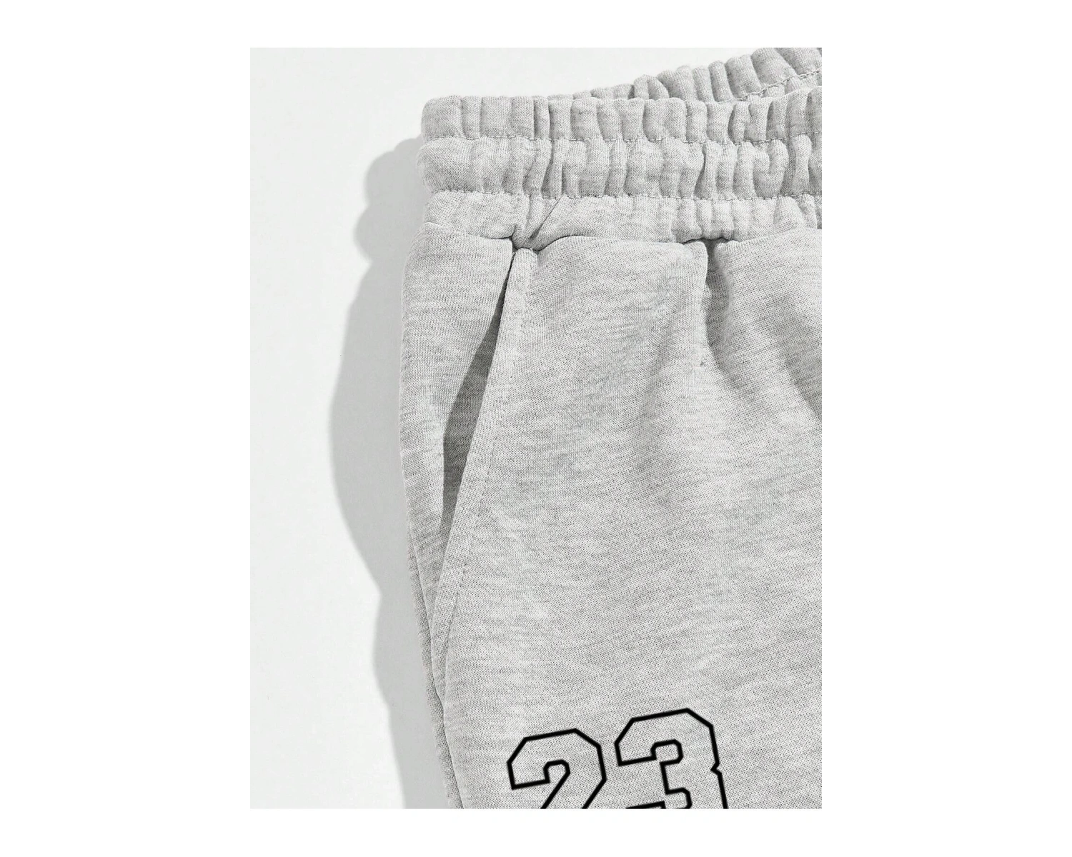 Sporsity Letter Graphic Drawstring Waist Eşofman Altı