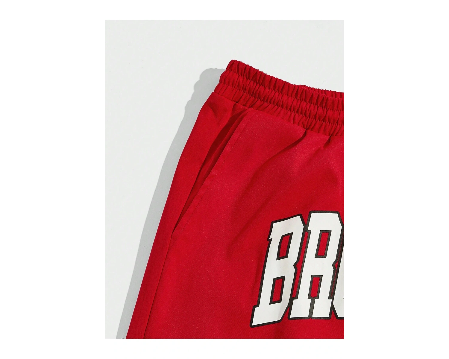 Sporsity Letter Graphic Drawstring Waist Pants
