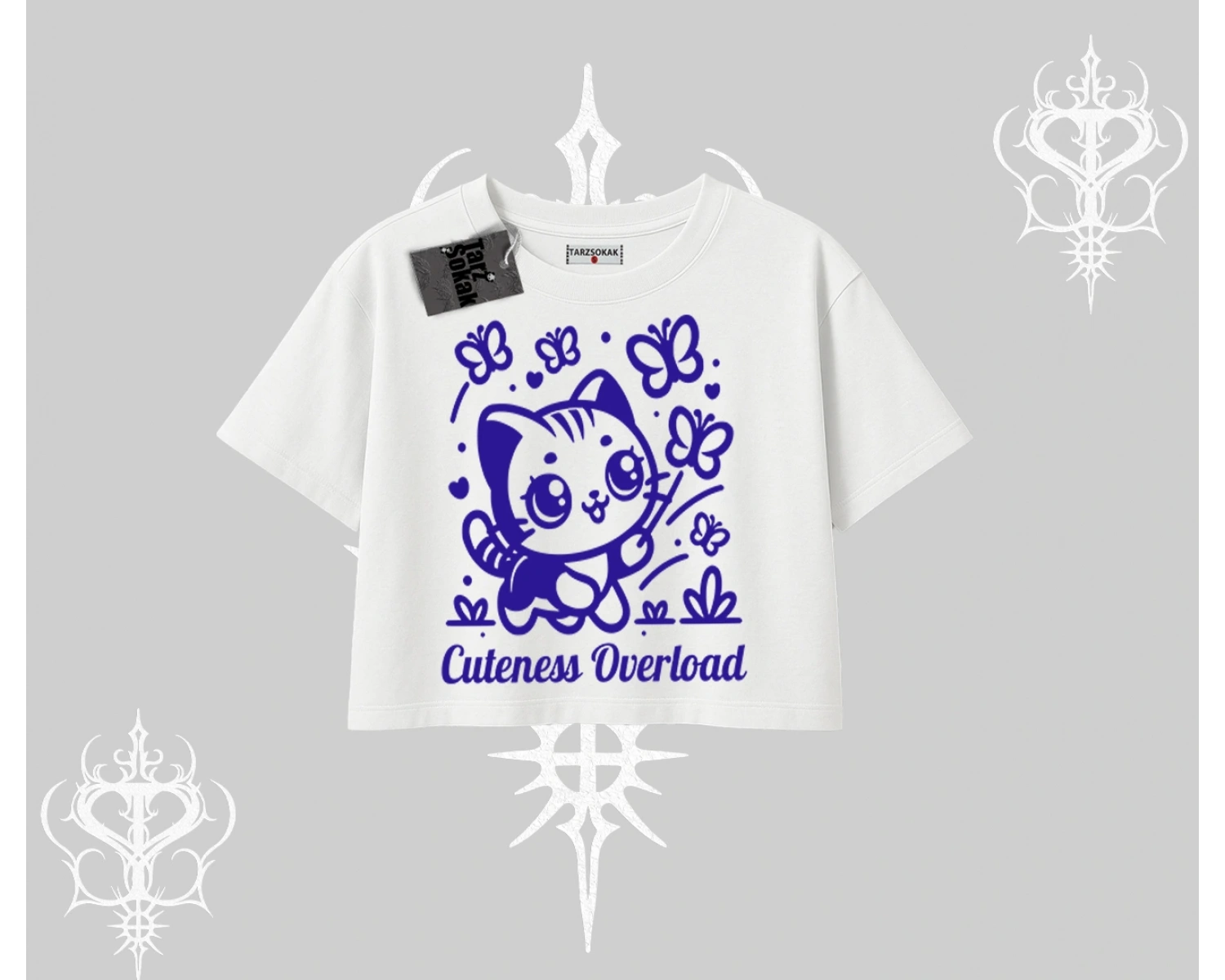 Stay Cool Kedi Baskılı Babby Tee Tshirt