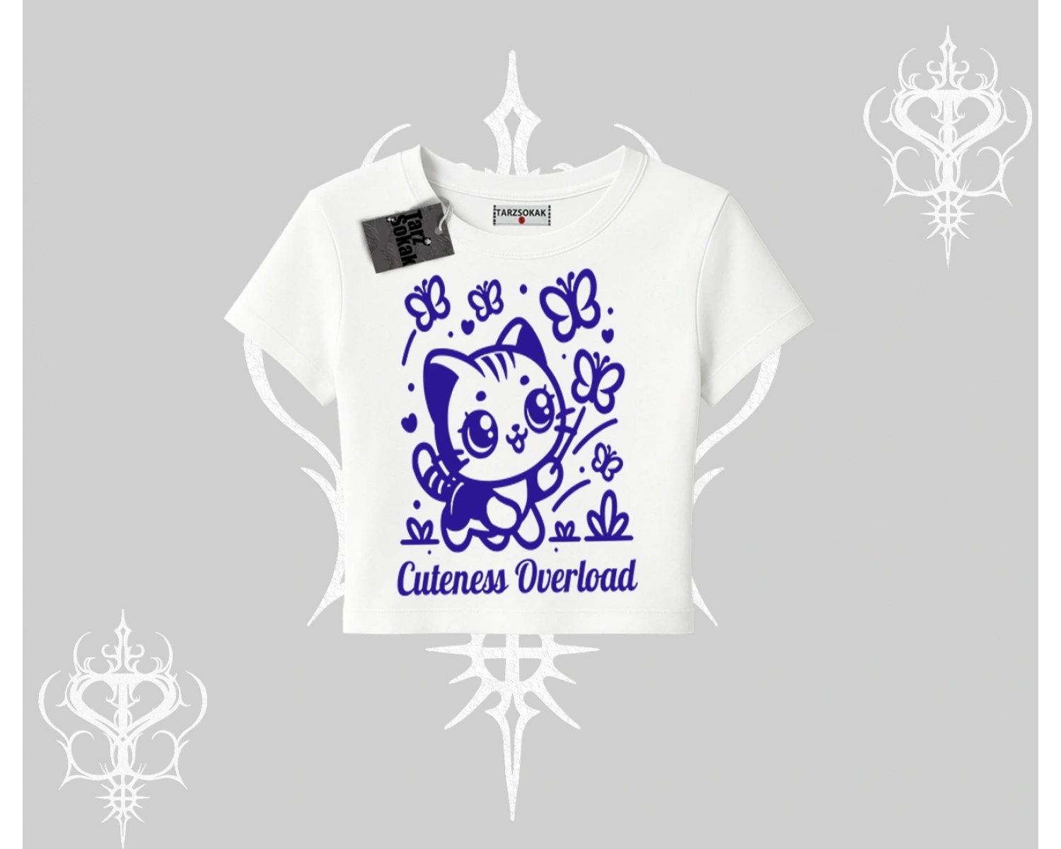 Stay Cool Kedi Baskılı Kolsuz Tshirt