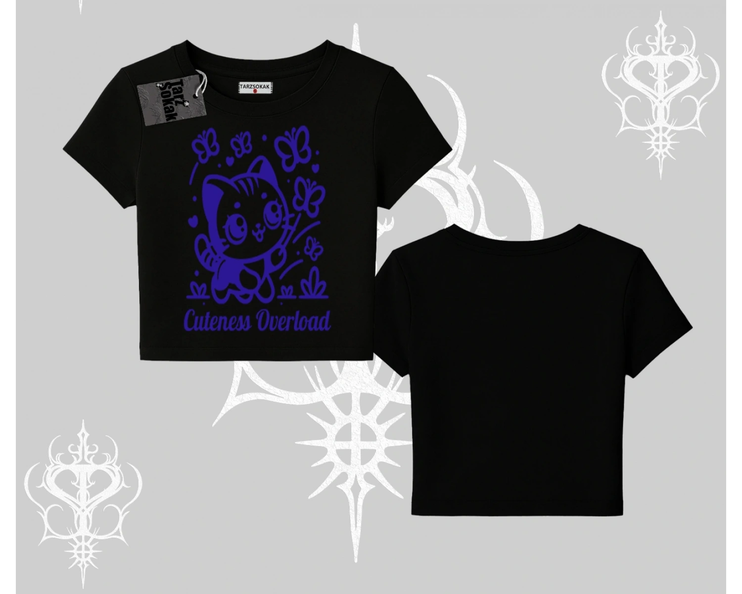 Stay Cool Kedi Baskılı Kolsuz Tshirt