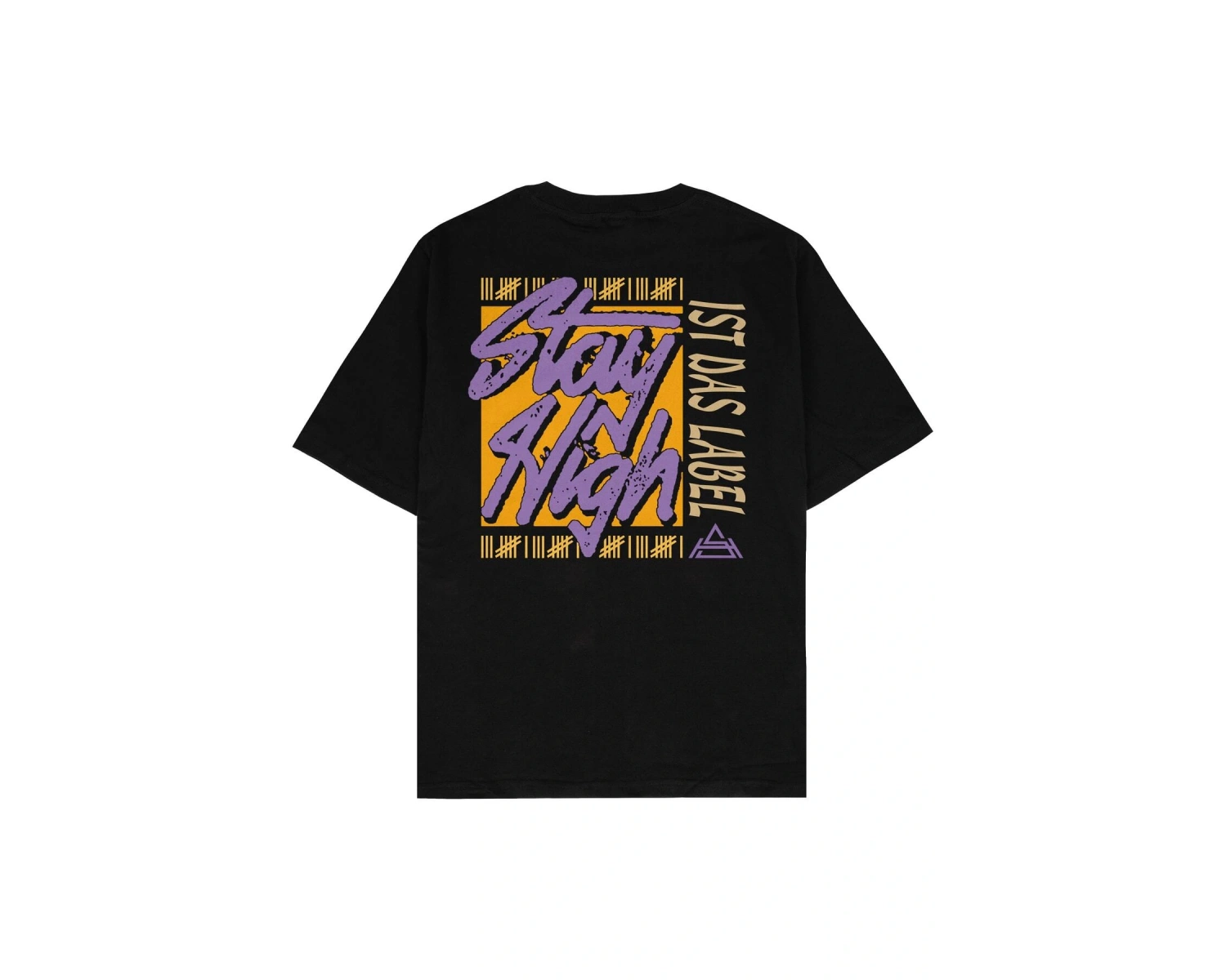 Stay High Siyah Oversize Unisex T-shirt