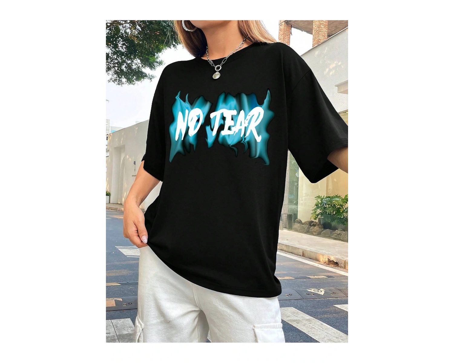 Stevenrhodes Mektup ve Kedi Grafikli Tişört