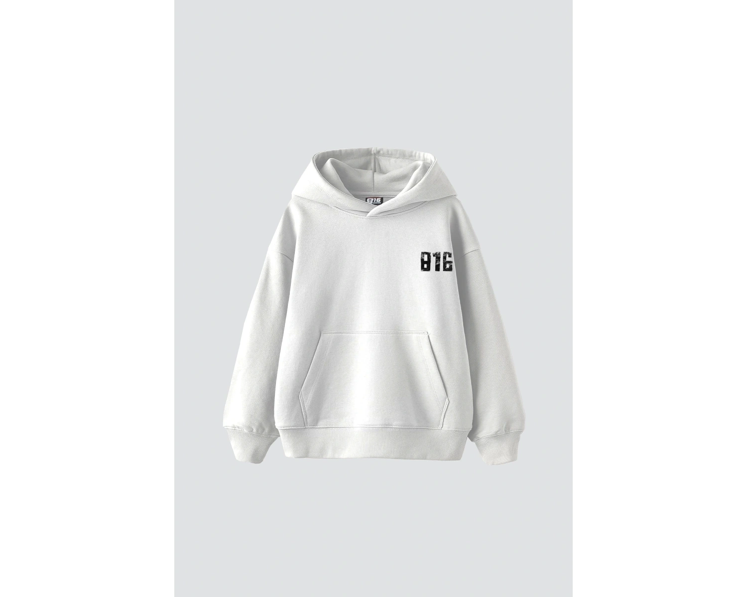 Street 816 Baskılı Oversize Unisex Premium Beyaz