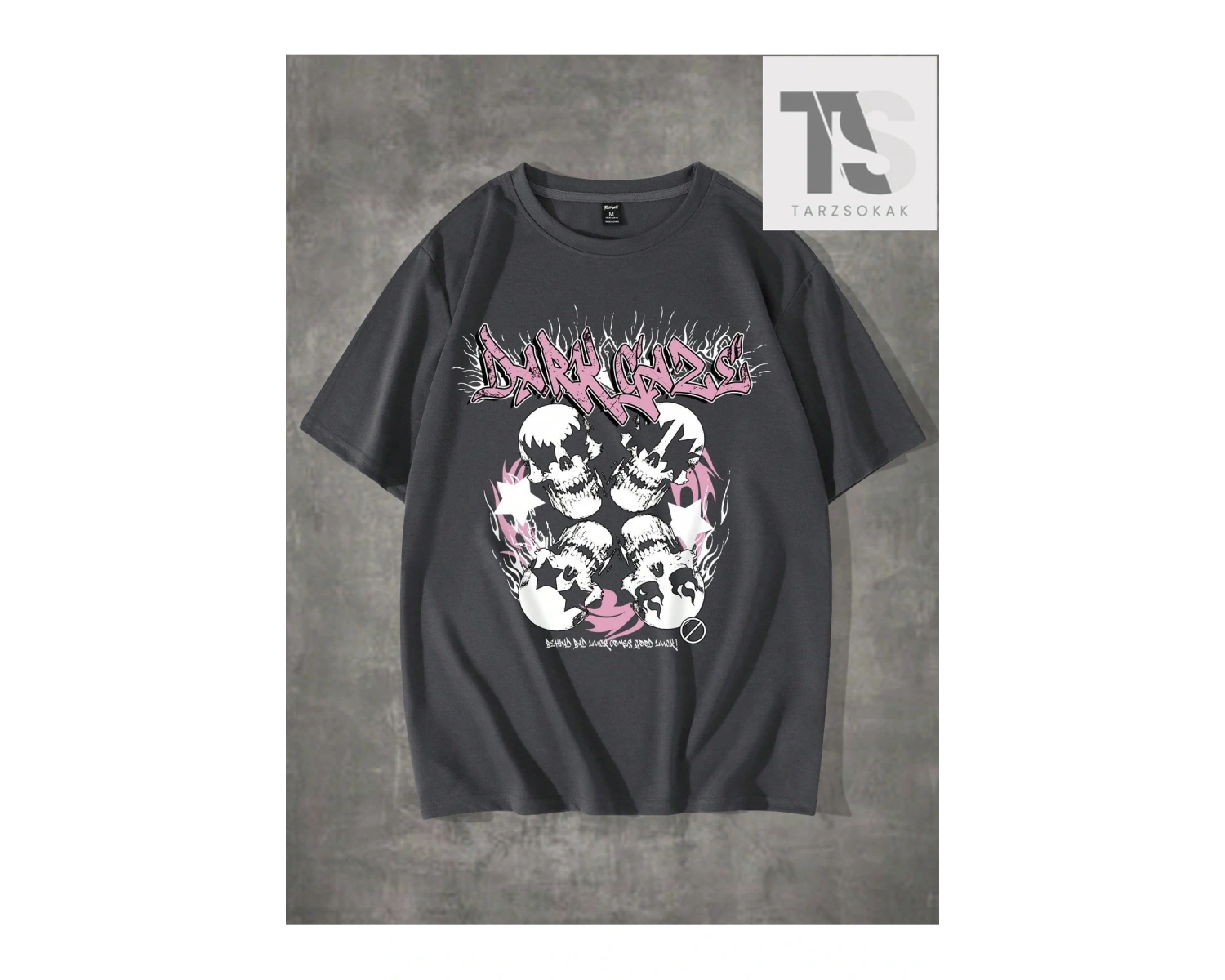 Street Life Erkek Karikatür & Slogan Grafikli Tişört