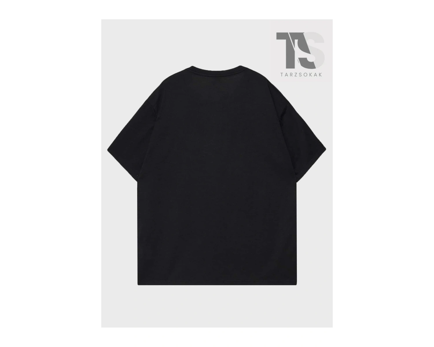 Street Life Erkek Pamuk Kartal ve Mektup Grafik Damla Omuz Tişört