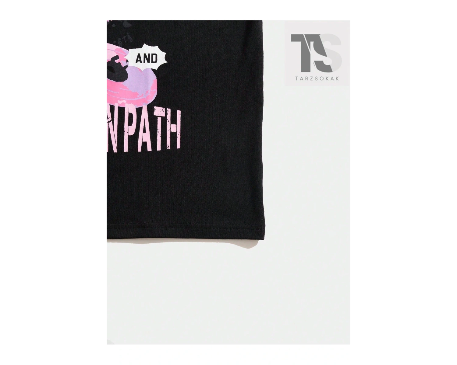 Street Life Erkek Sloganlı Grafik Tişört