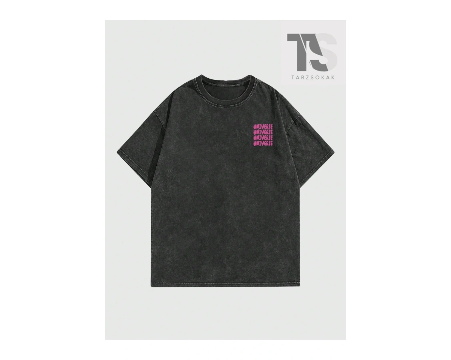 Street Life Erkekler Renkli Graffiti Baskı Ve Boyalı Mektup Tişört