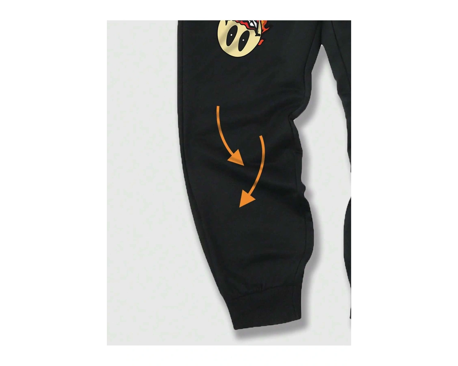 Street Life Guys Cartoon & Letter Graphic Drawstring Waist Eşofman Altı