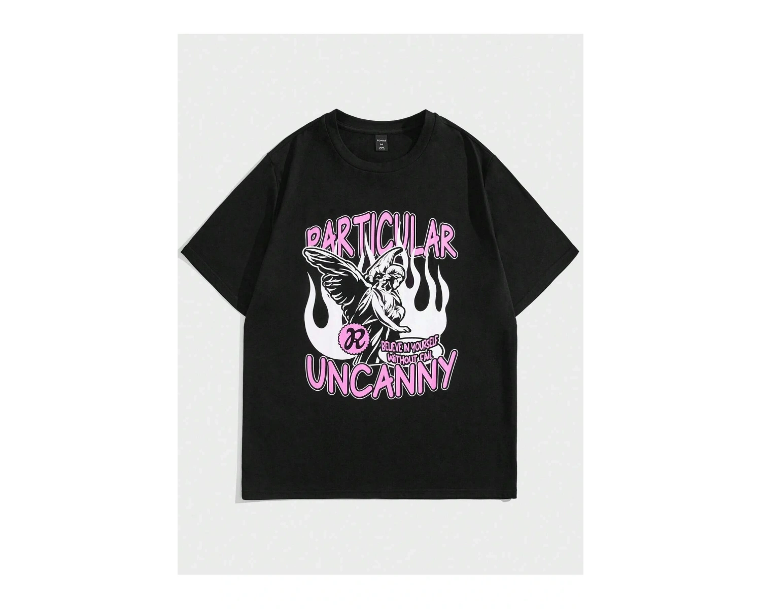 Street Life Guys Mektup ve Şekil Grafikli Harajuku Style