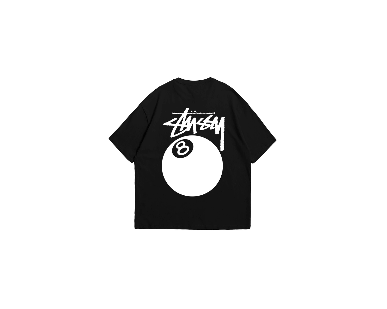 Sts. Eight Baskılı Oversize Unisex Siyah