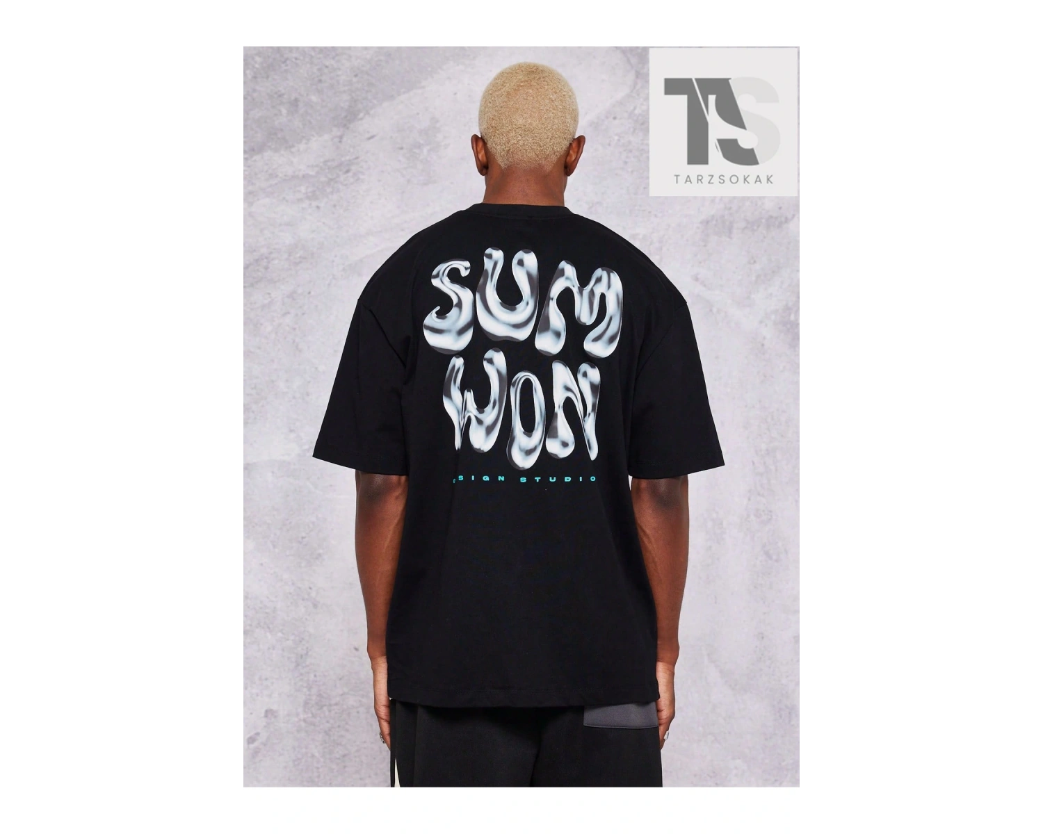 SUMWON Önü ve Arkası Baskılı Tişört