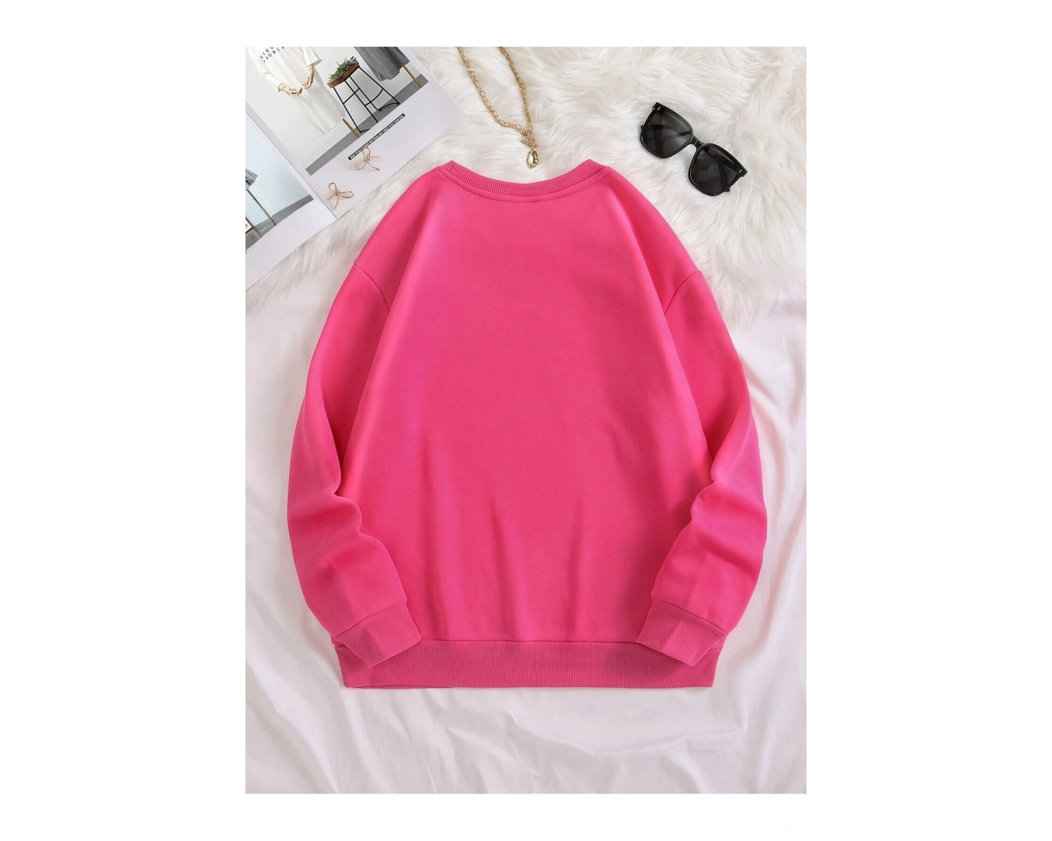 Sweatshirt Pembe