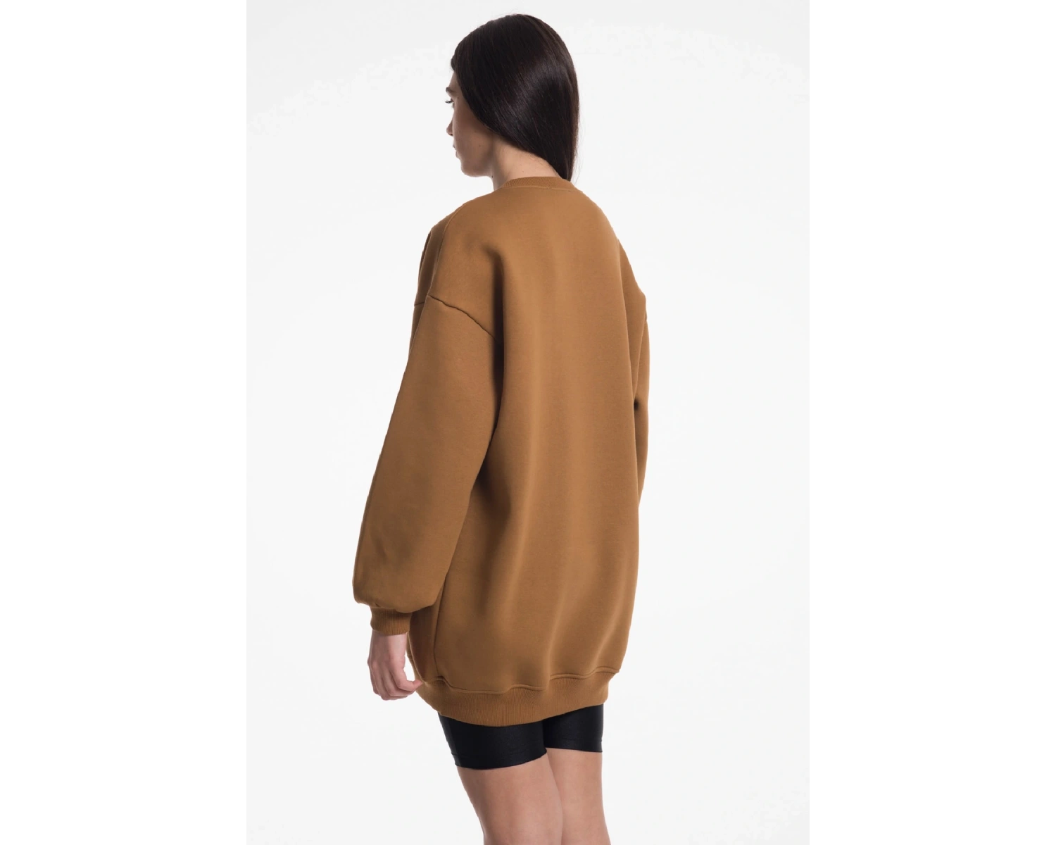 Taba Rengi Kadın Sweatshirt Bej