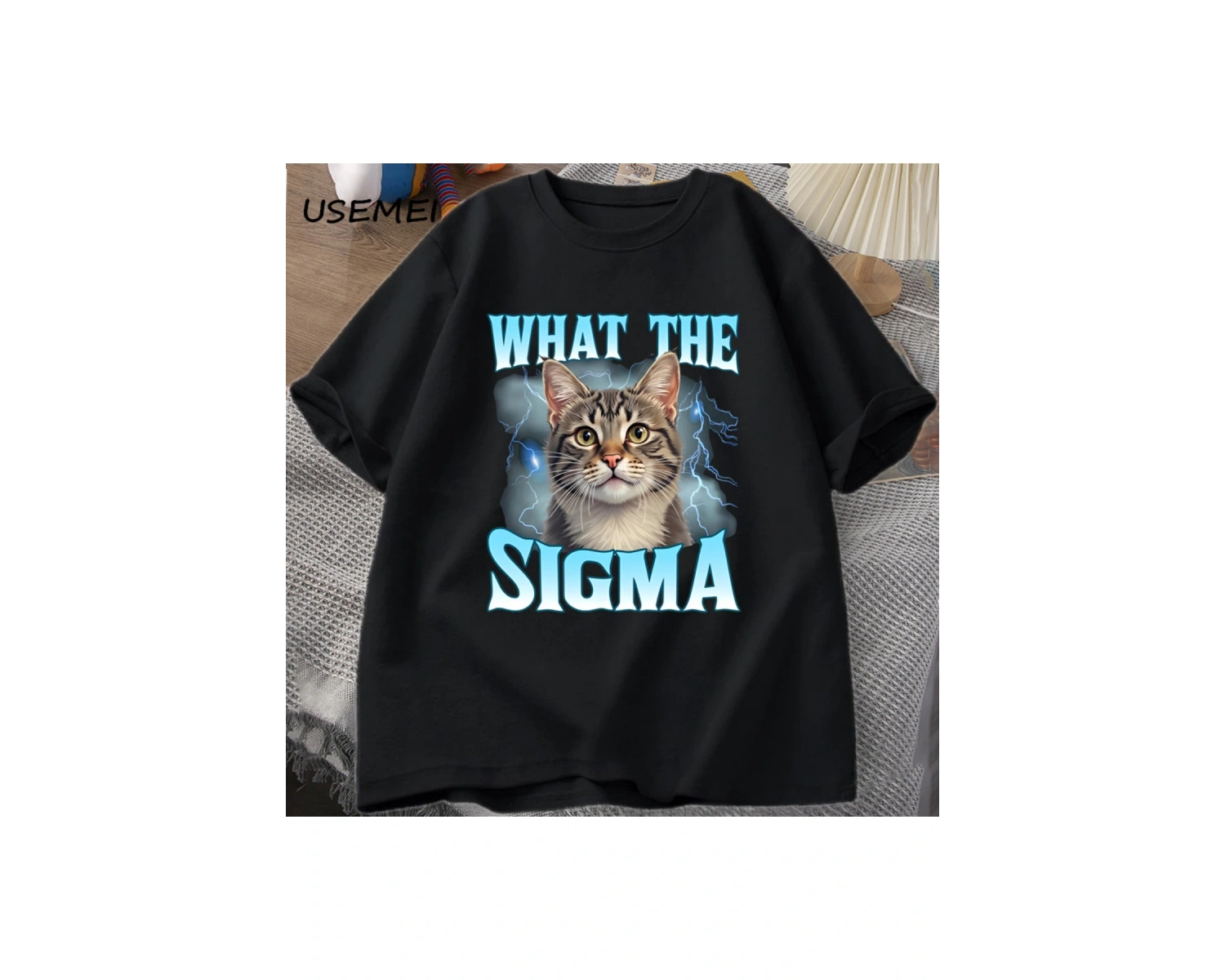 Tanısız Ama Bir Şey Yanlış Tişörtleri Erkekler Rahat Pamuk kısa kollu tişört Harajuku Grafik 2815