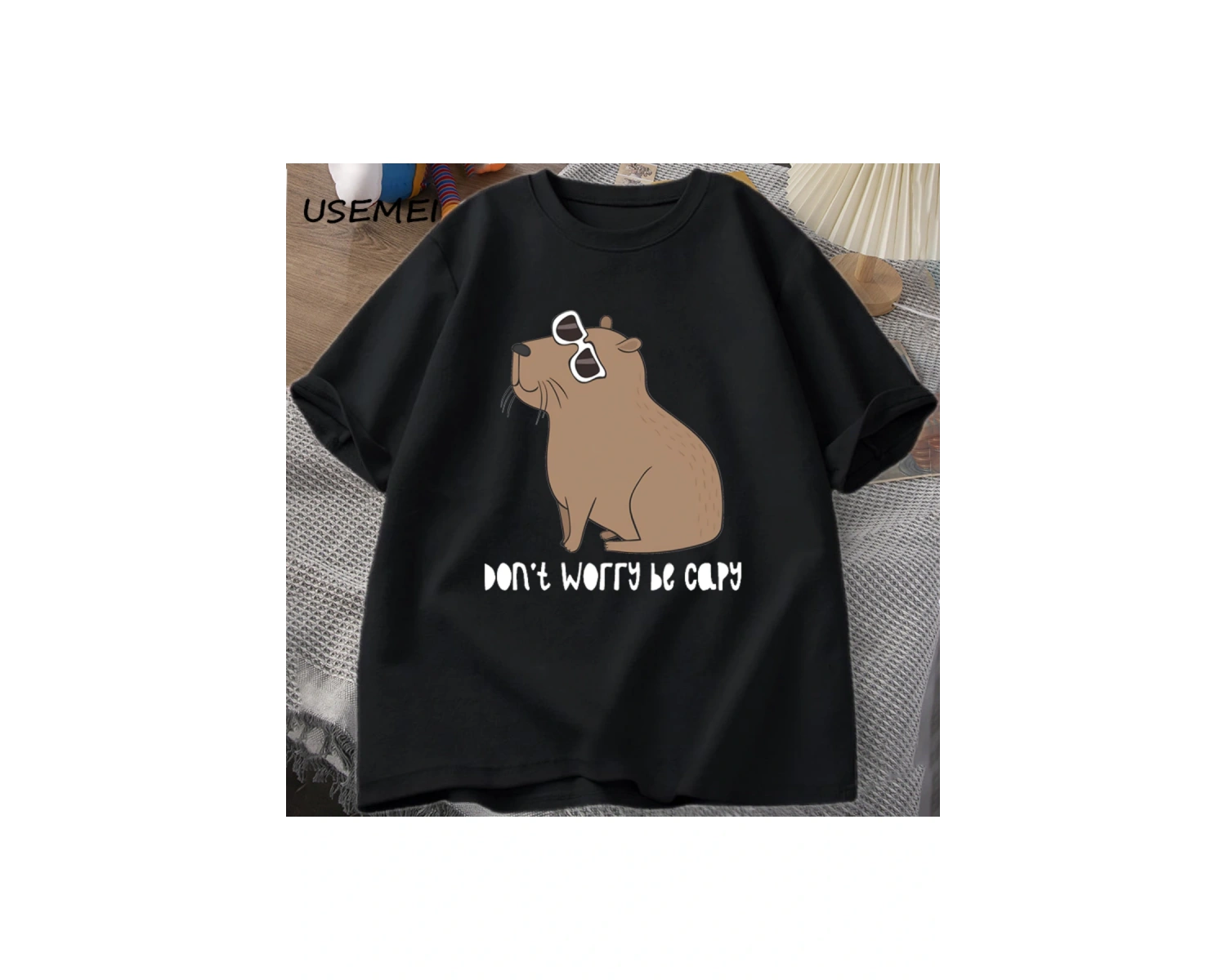 Tanrı beni test ediyor ve ben % erkek tişörtü komik pamuk iğneleme giyim Meme grafik Tee kısa 2955