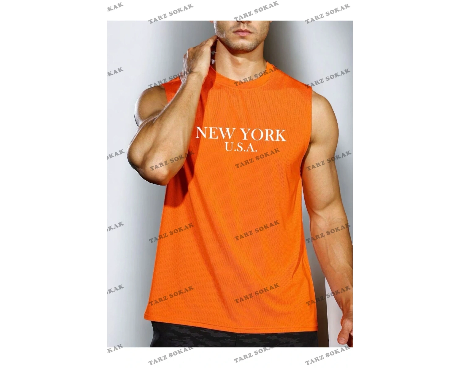 Tarzsokak----Unisex  NEW YORK BASKILI KOLSUZ