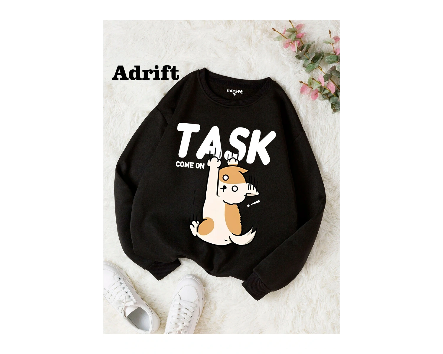 Task Come On Y2k Harajuka Style Sokak Trend Tasarım Harajuku/gotik Beyaz