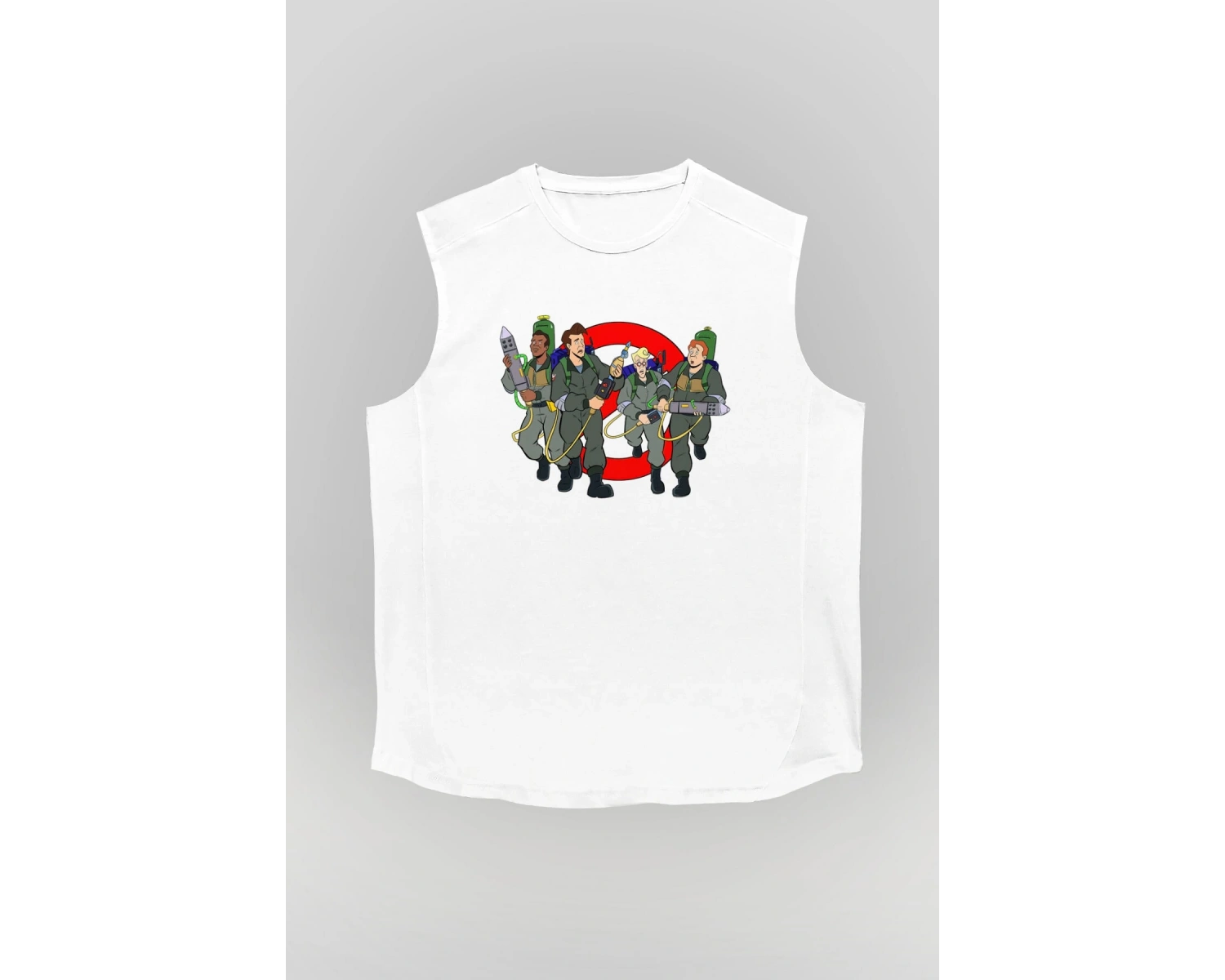 The Real Ghostbusters Hayalet Avcıları Beyaz Unisex Tişört T-Shirt