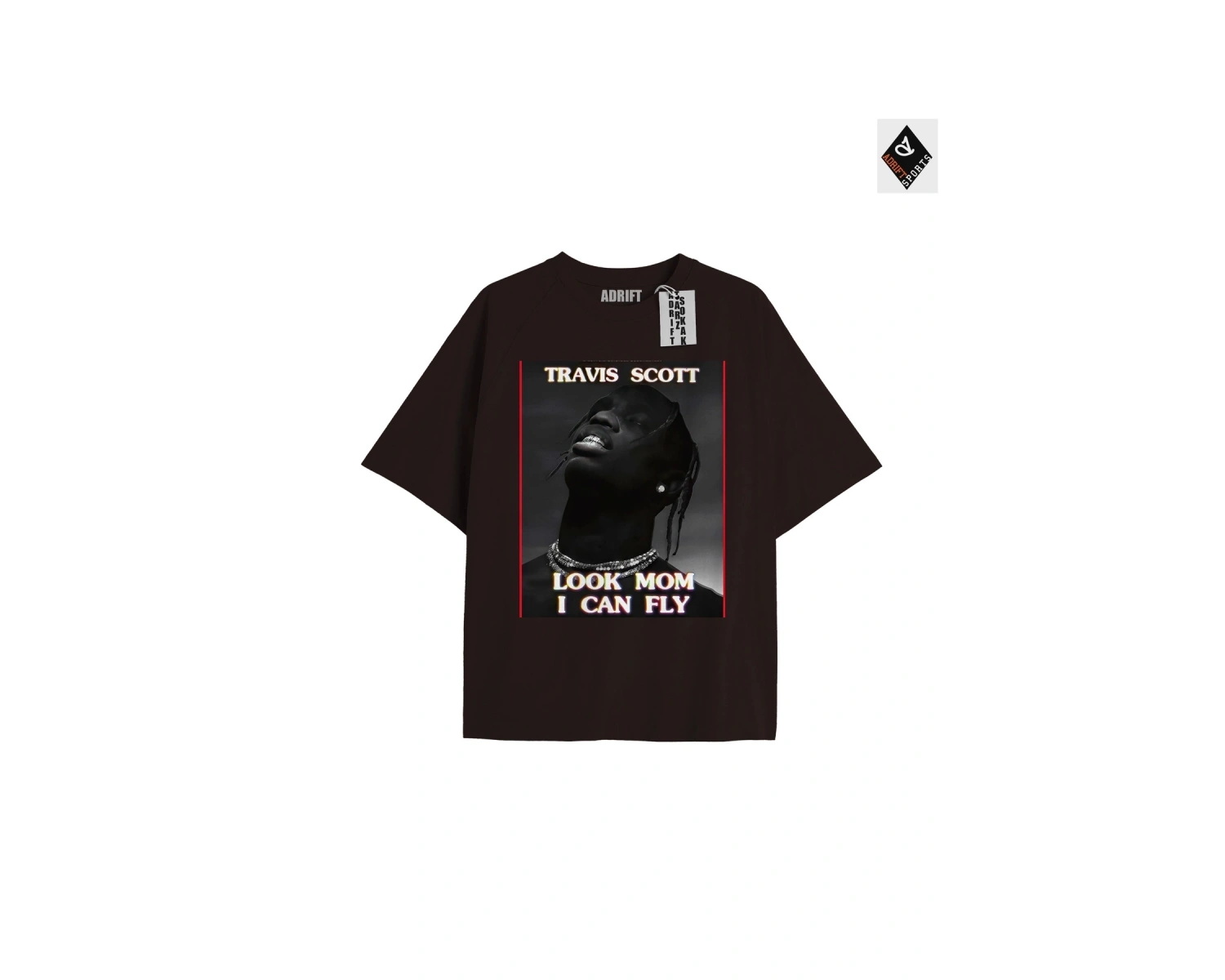 Travis Scott Siyah Oversize Unisex T-shirt
