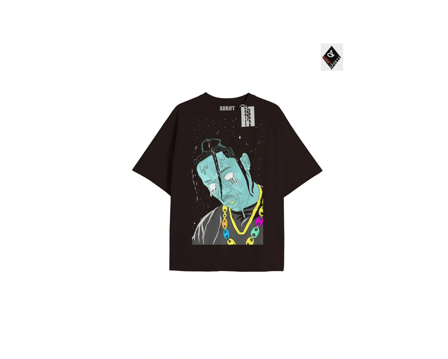 Travis Scott Siyah Oversize Unisex T-shirt