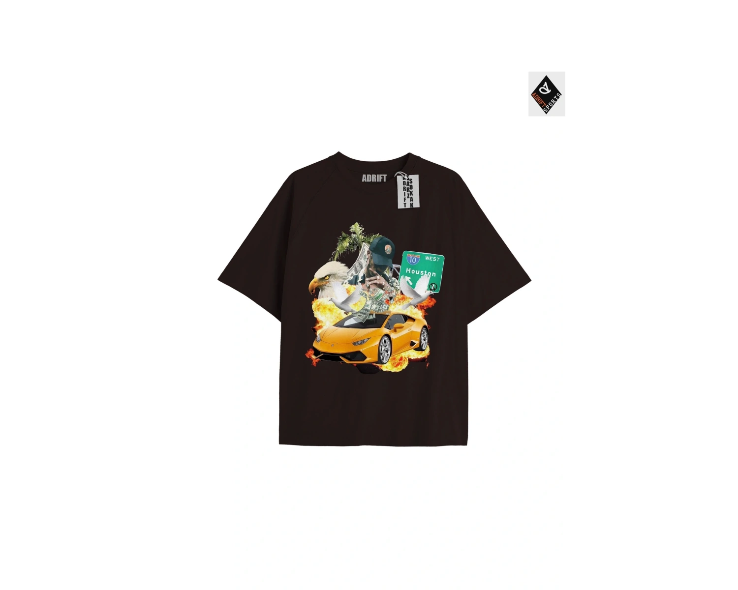 Travis Scott Siyah Oversize Unisex T-shirt