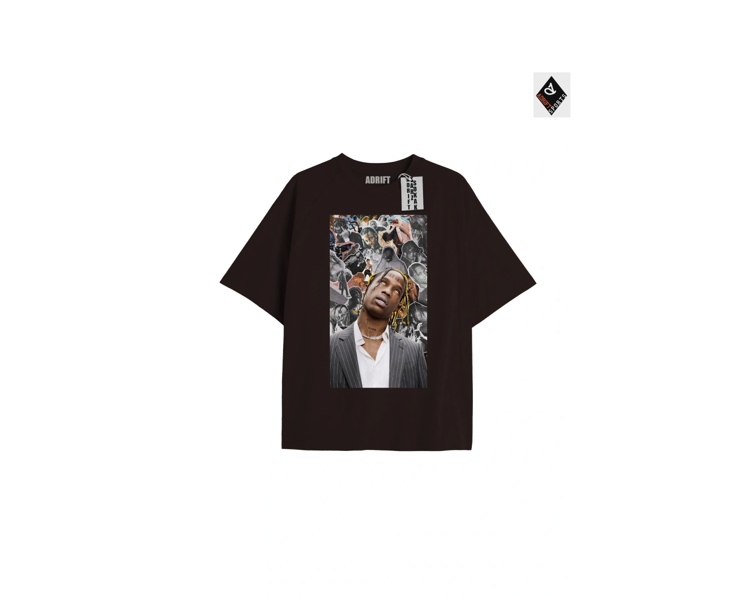 Travis Scott Siyah Oversize Unisex T-shirt