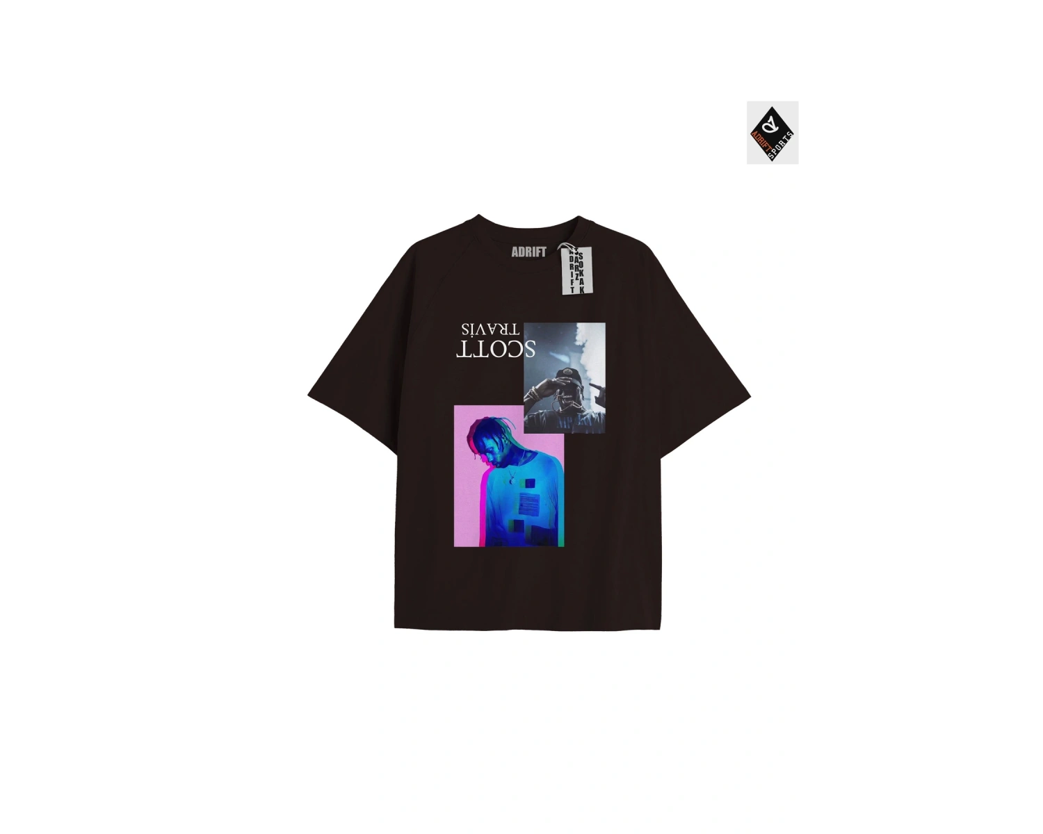 Travis Scott Siyah Oversize Unisex T-shirt