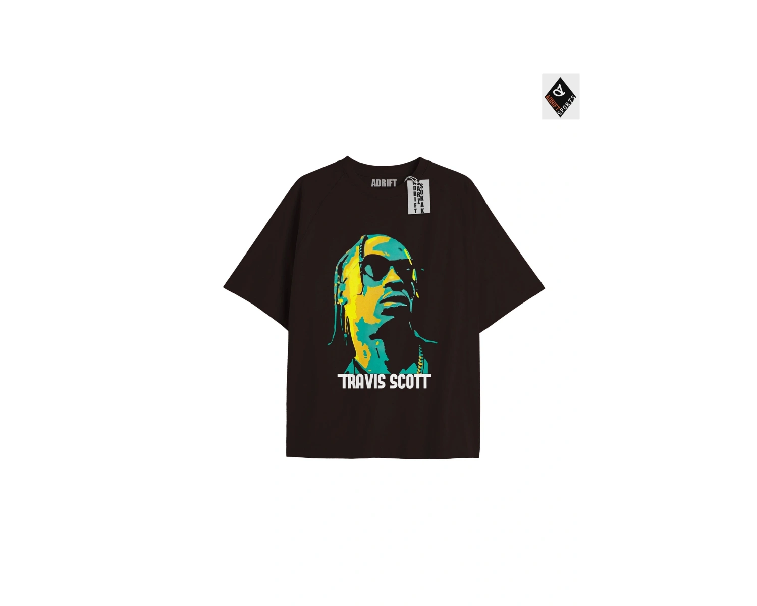 Travis Scott Siyah Oversize Unisex T-shirt