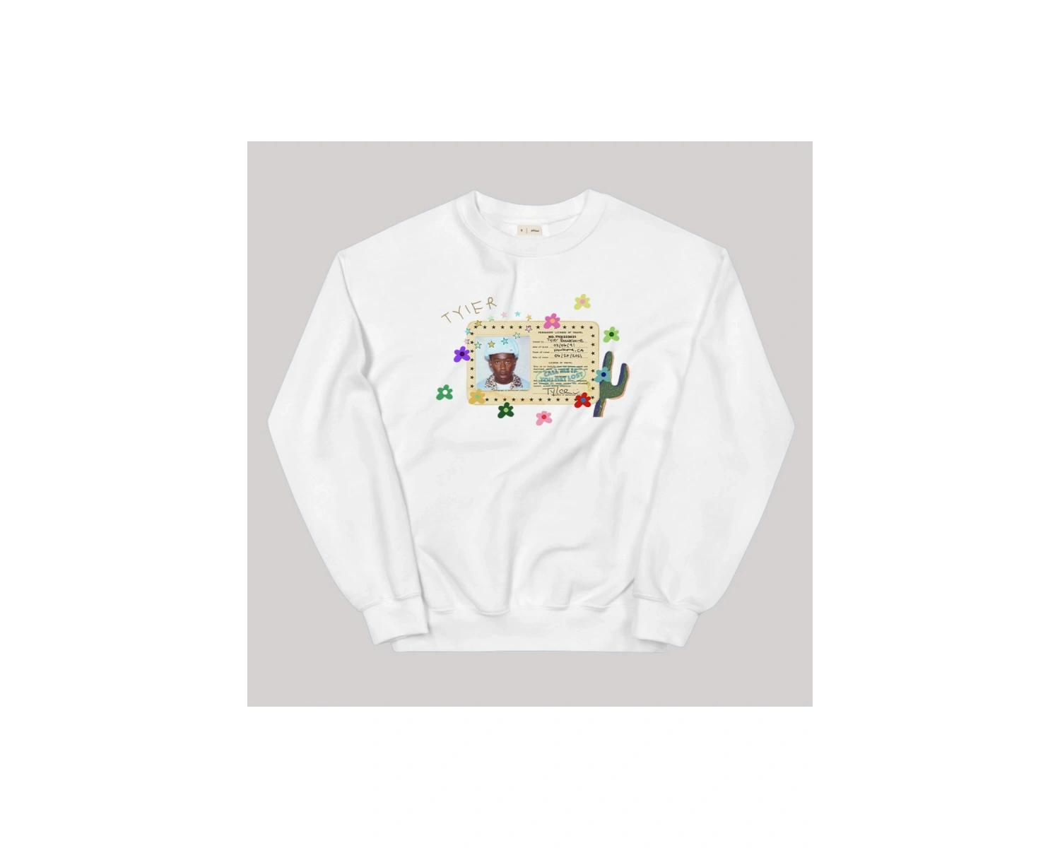 Tyler The Creator Sweatshirt Beyaz
