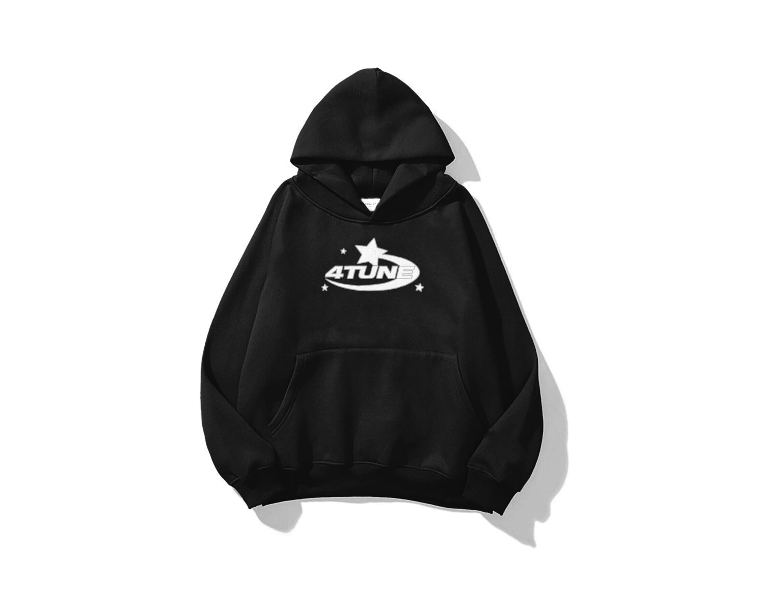 Unisex 4tune Sweatshirt Hoodie Siyah